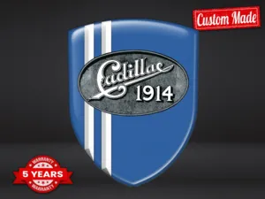 Cadillac Stickers Silicone Sport Tuning Dôme Limité ST